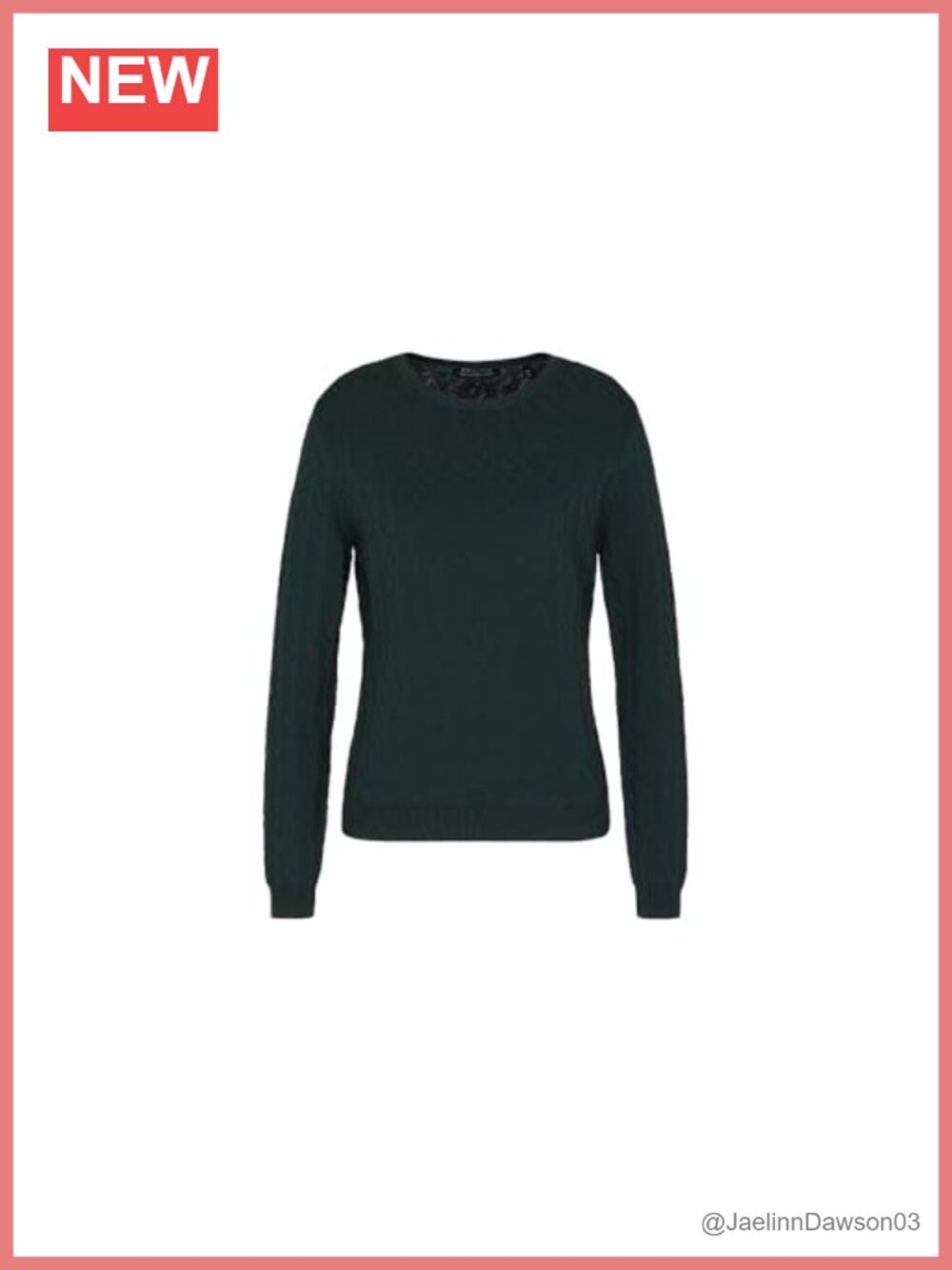 Allover Monogram Logo Long Sleeve Knit Pullover Sweater Crewneck